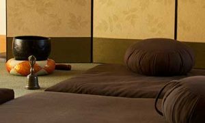 Photo of Zen cushions and bells