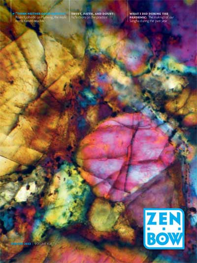 Cover image of the Winter 2022 Zen Bow issue