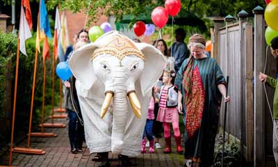 Photo of Buddha's Birthday Parade elephant