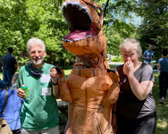Dinosaur joins the picnic?