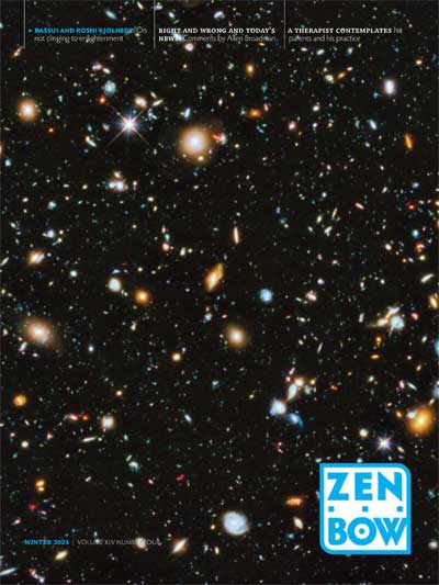 Cover image of the Winter 2024 Zen Bow issue